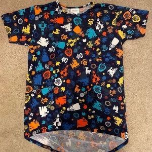 Fairy tale Princess Disney Lularoe Gracie Shirt Kids 14 LLR Irma Women’s XXS fit